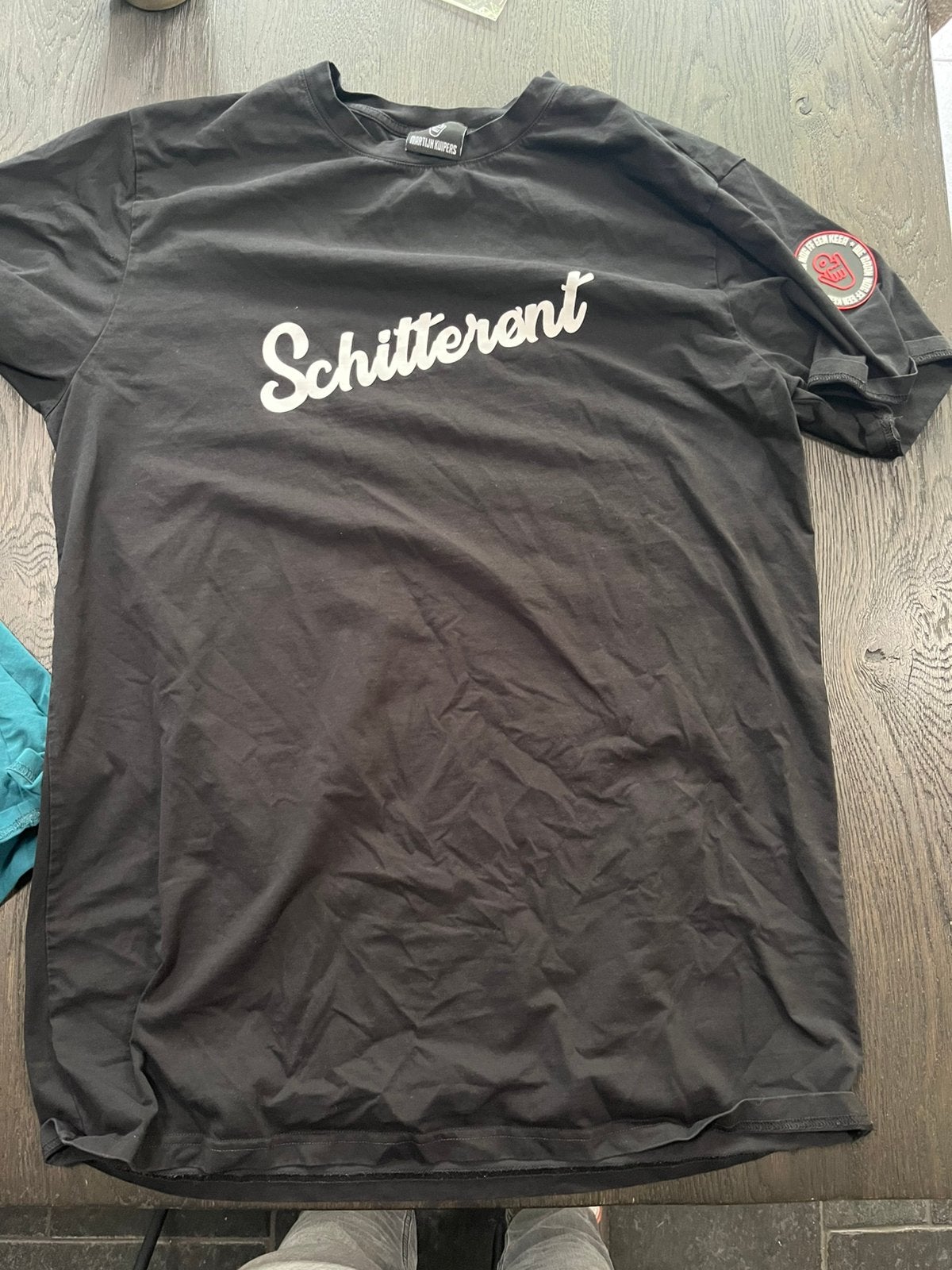 Martijn Kuipers shirt beide XXL, Verzenden, Zo goed als nieuw, Overige maten, Zwart