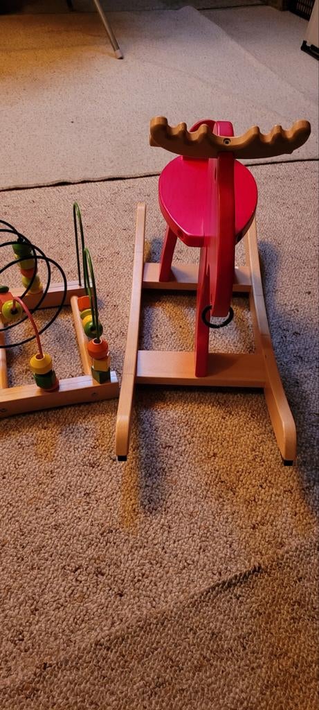 Ikea hobbelpaard en kralenspiraal, Ophalen, Gebruikt