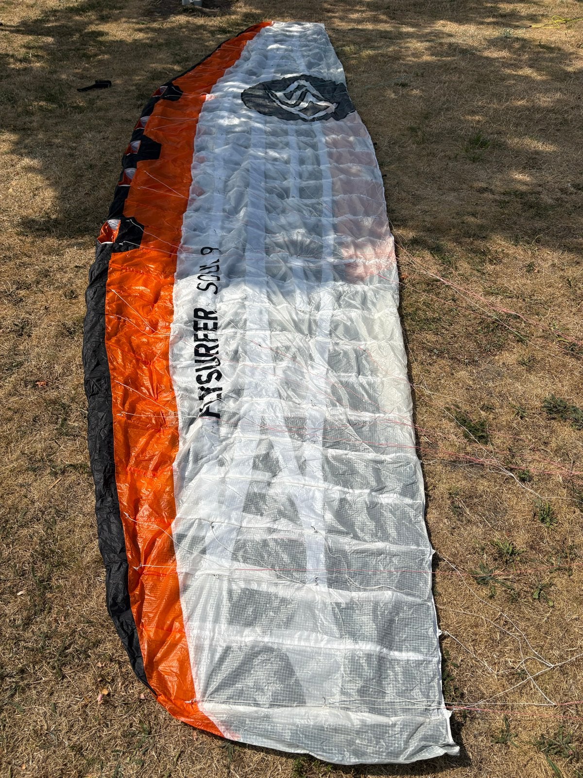Flysurfer Soul 1 9m2 met Peter Lynn Commander V2 bar, 9 m², Bar, Geen board, Ophalen of Verzenden