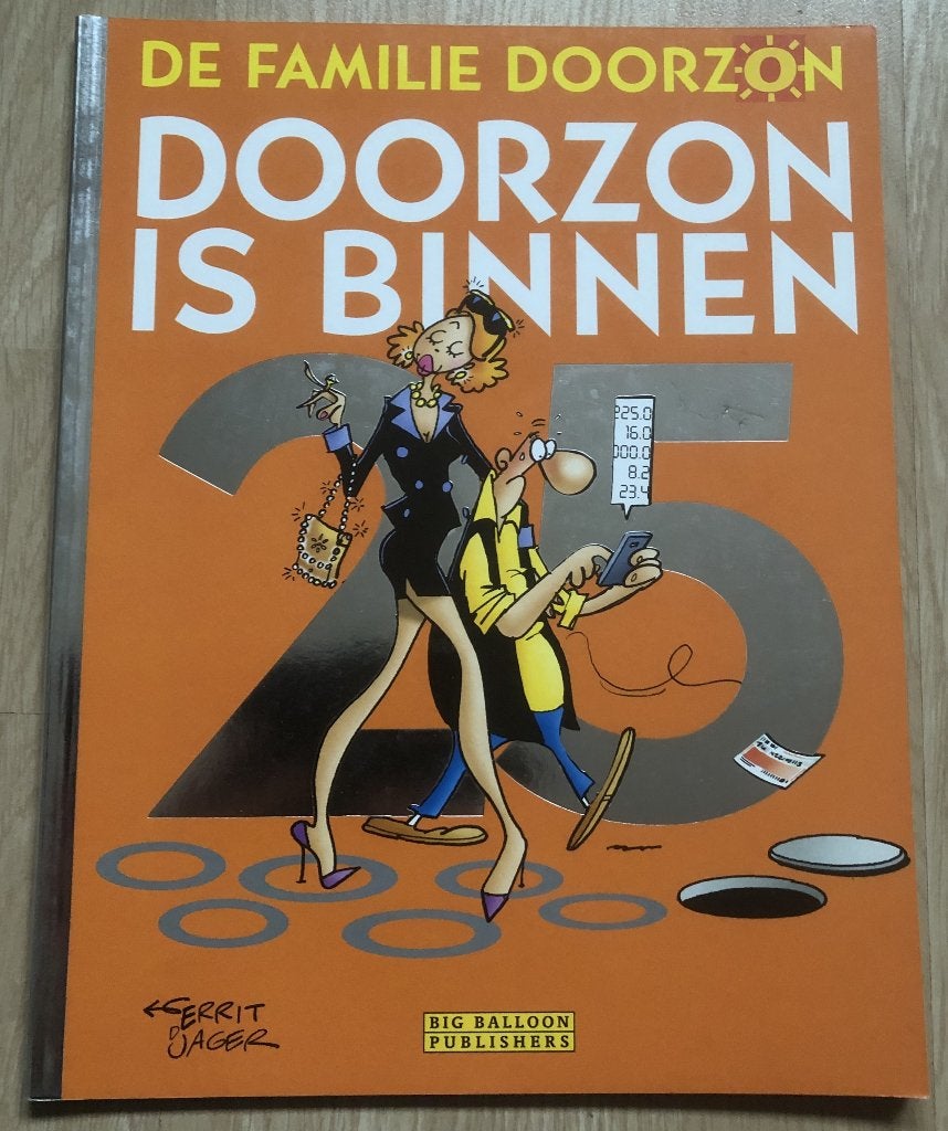 GERRIT DE JAGER - DOORZON IS BINNEN - STRIPBOEK, Eén stripboek, Ophalen of Verzenden, Zo goed als nieuw