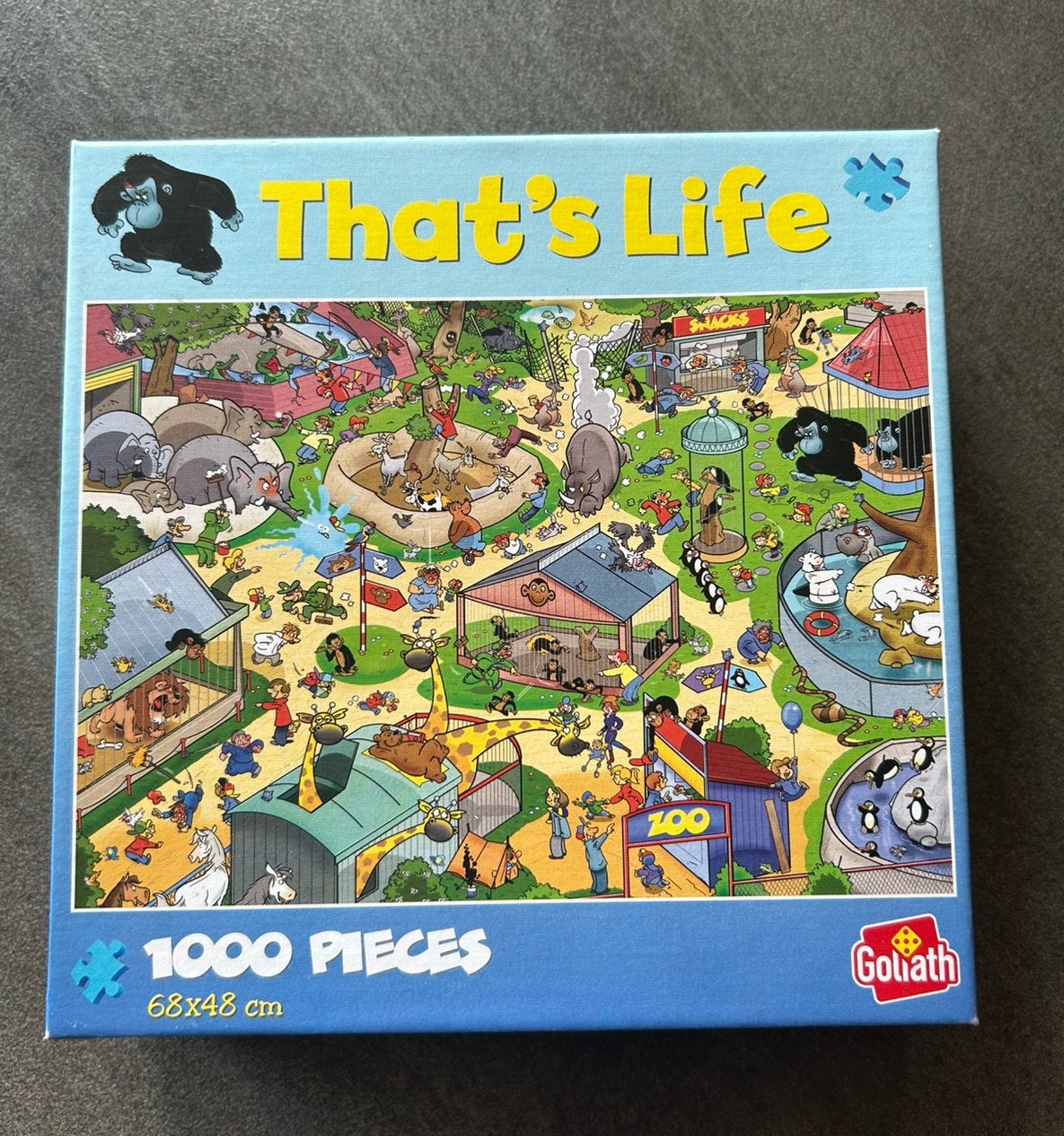 That’s life dierentuin 1000 stukjes, Ophalen, 500 t/m 1500 stukjes, Zo goed als nieuw, Legpuzzel