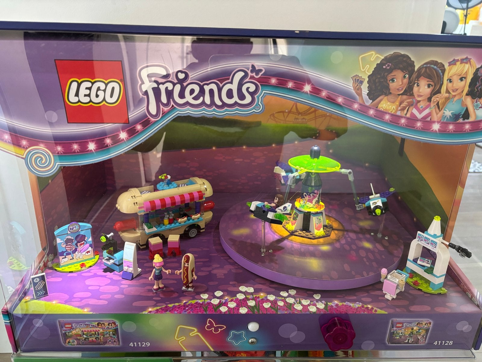 Lego Friends Promotie Winkel Showcase met Licht, Gebruikt, Lego, Overige typen, Friends