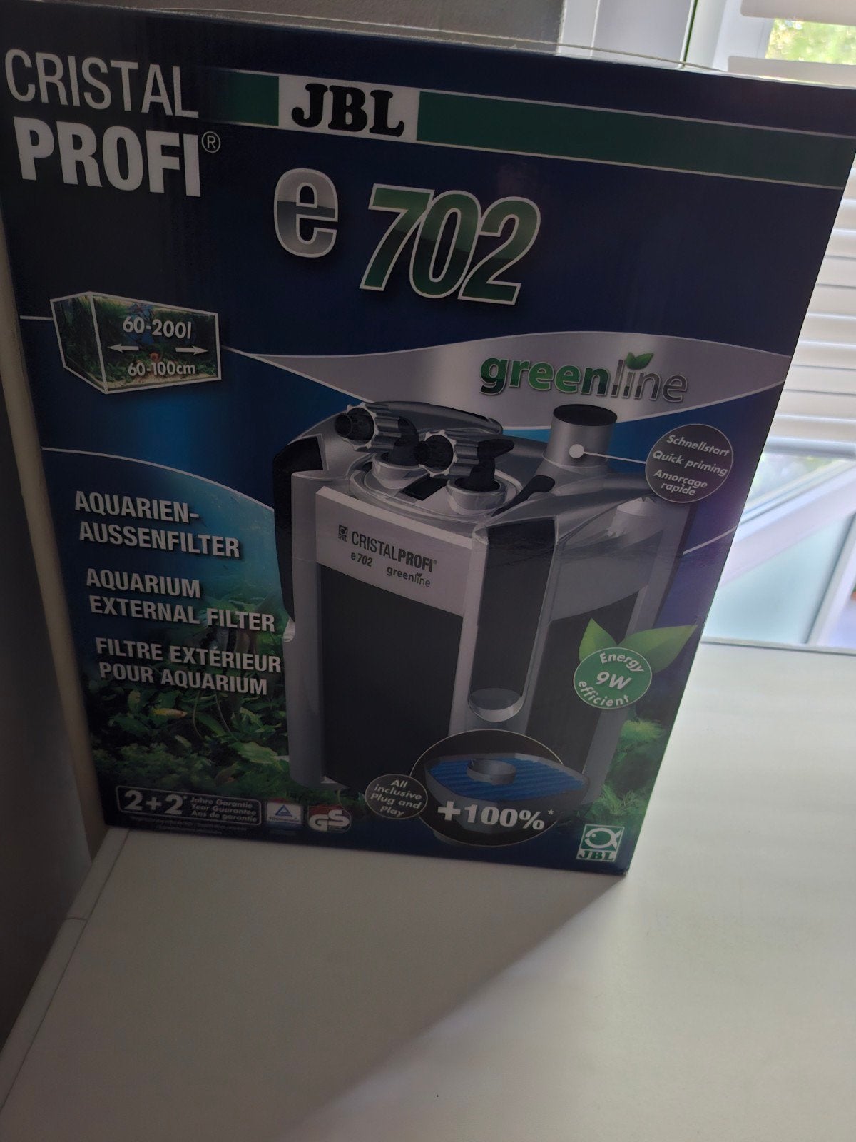Jbl Cristalprofi E702 Greenline-filter, Ophalen, JBL, Nieuw, Inclusief slangen