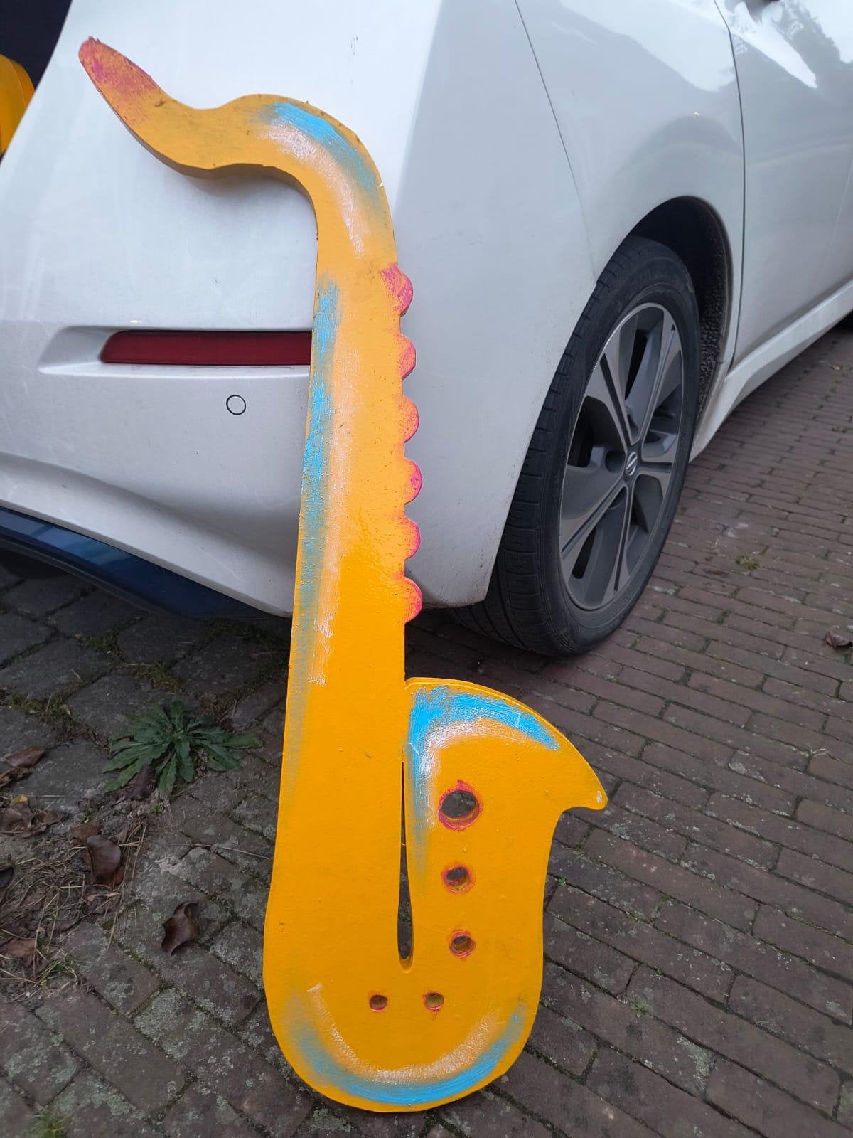 Houte Muziek Instrumenten, Ophalen, Zo goed als nieuw, Feestartikel, Carnaval