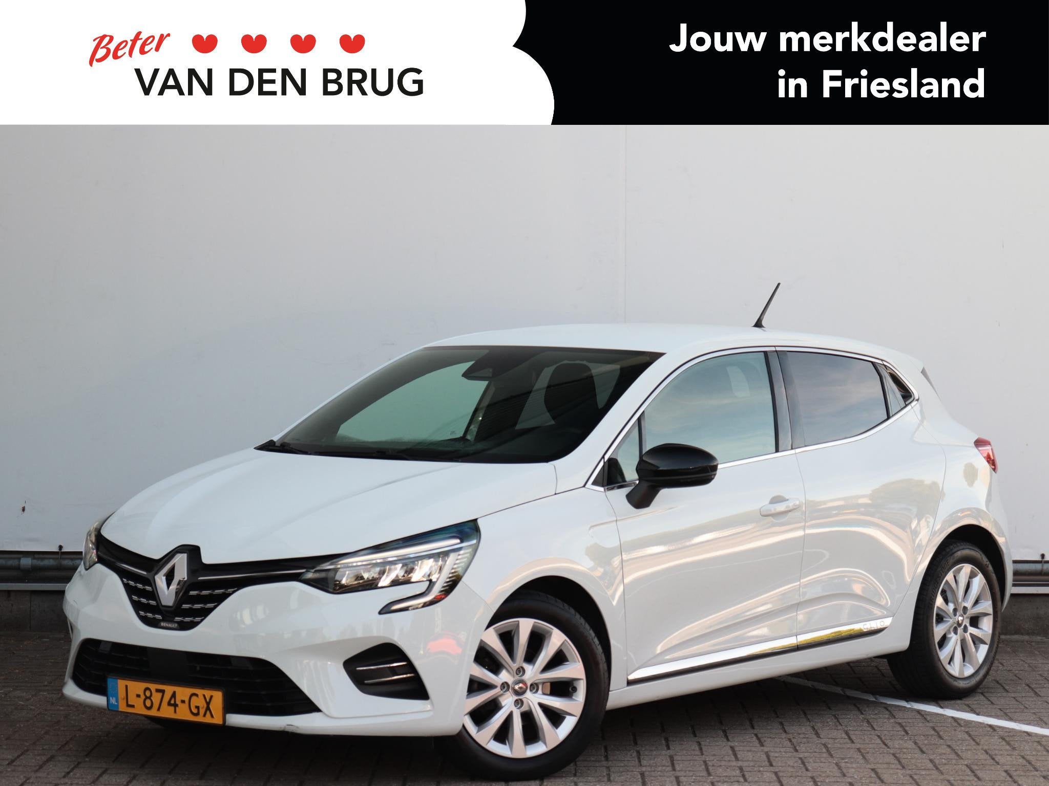 Renault Clio 1.0 TCe Intens | Achteruitrijcamera | Apple car, Auto's, Voorwielaandrijving, Gebruikt, Leder en Stof, Origineel Nederlands