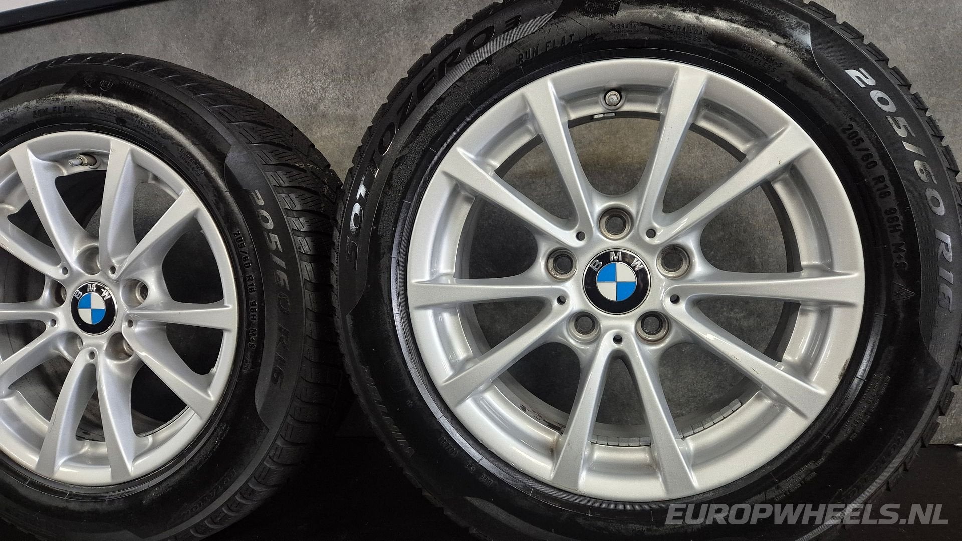 16 inch BMW velgen 3 Serie F30 F31 F32 4 391 winterbanden, Auto-onderdelen, Banden en Velgen, Gebruikt, -, Banden en Velgen, -