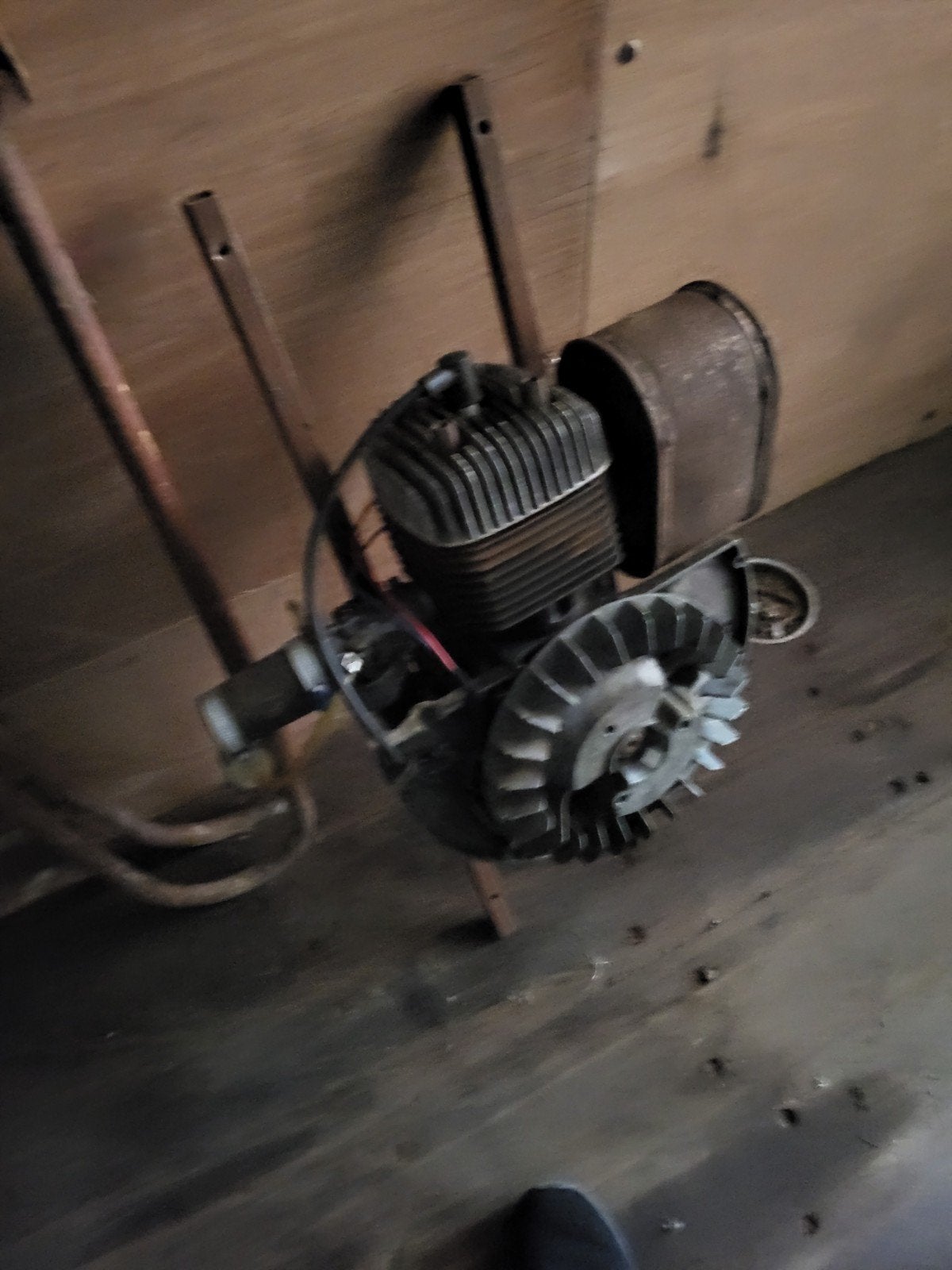 Oude motor voor onderdelen of restauratie, Ophalen of Verzenden