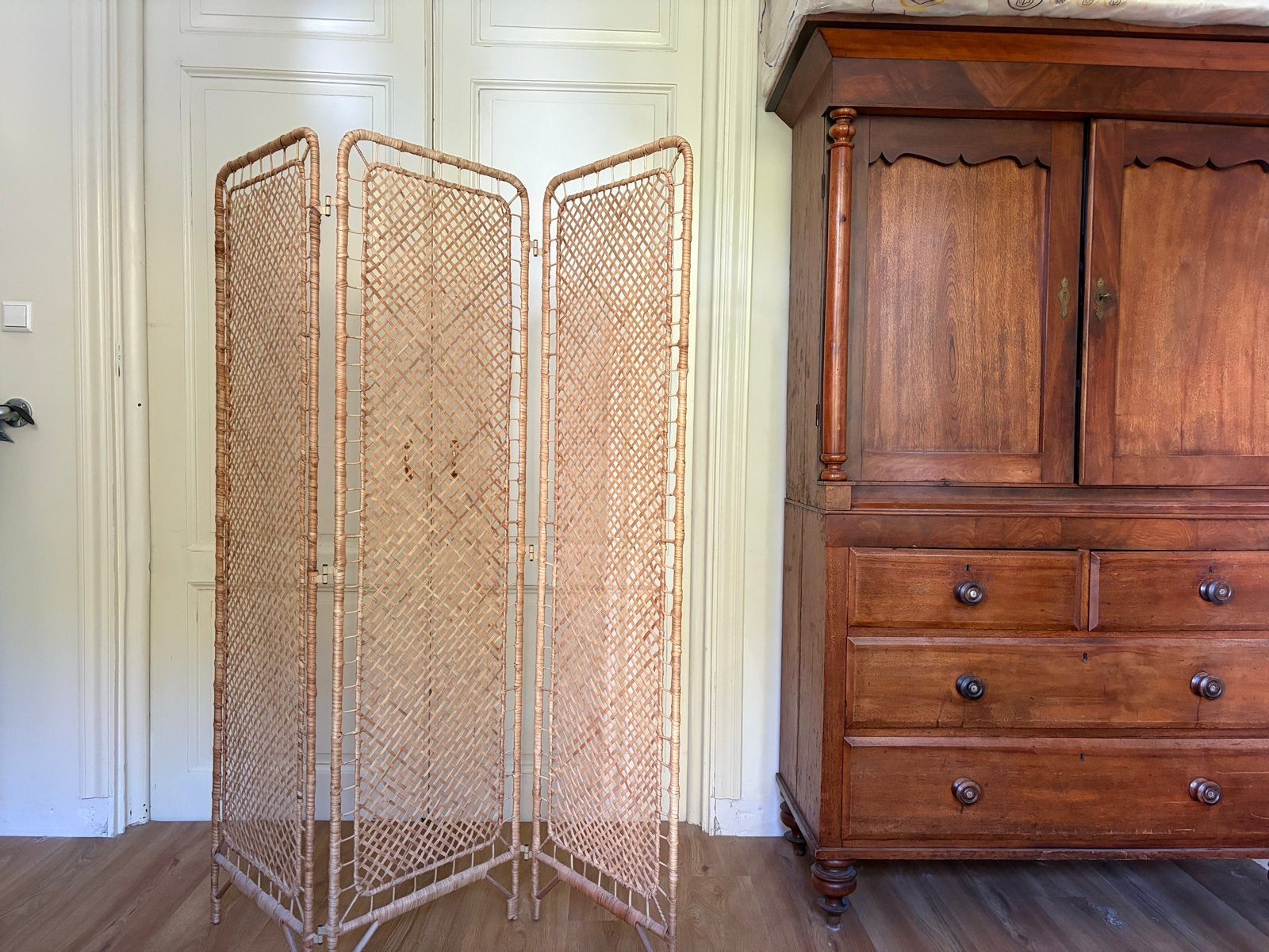 Ikea Tolkning Scheidingswand, Handgemaakt Rotan 150x170, Ophalen, Boho, Zo goed als nieuw, Natuurlijk materiaal