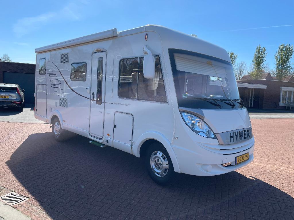 Hymer B578 SL | Levelsysteem | Lengte+Hefbed LPG | TOPstaat!, Caravans en Kamperen, Campers, Integraal, Ringverwarming, Particulier