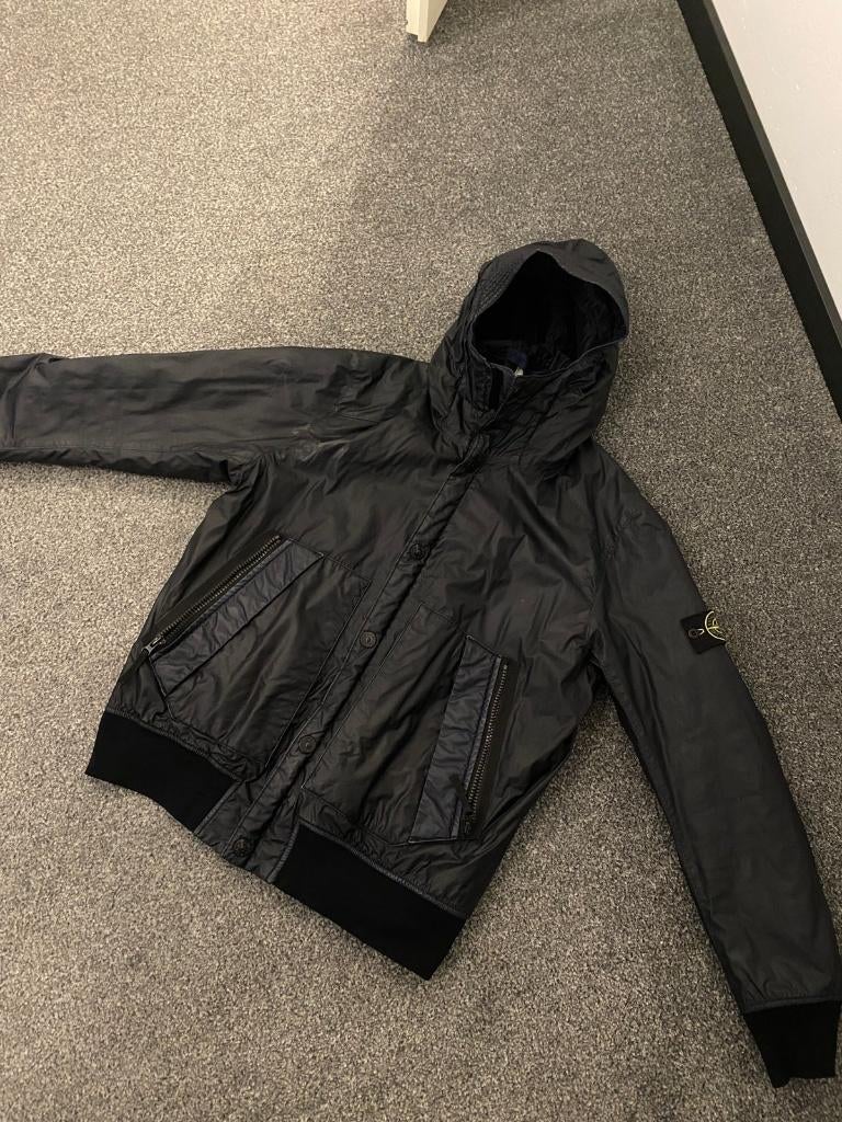 Stone Island jas Mussola Gommata XL, Zwart, Maat 56/58 (XL), Ophalen of Verzenden, Stone Island