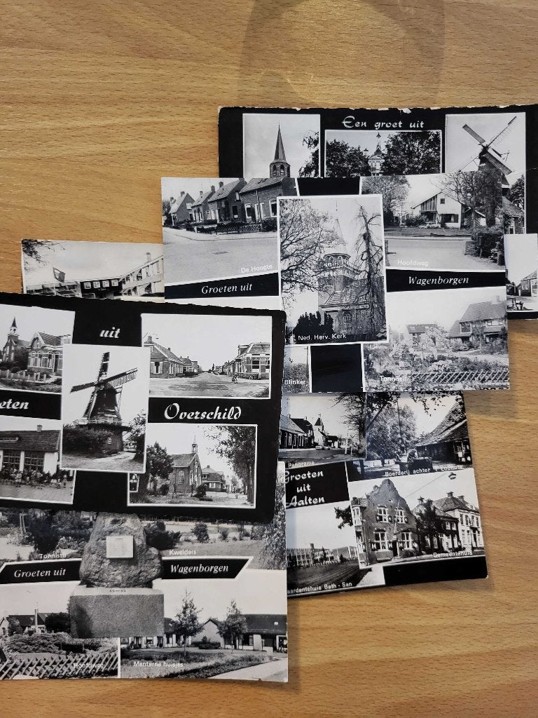 ansicht Meerluiken prov. Groningen (6x), Ophalen of Verzenden, 1960 tot 1980, Groningen