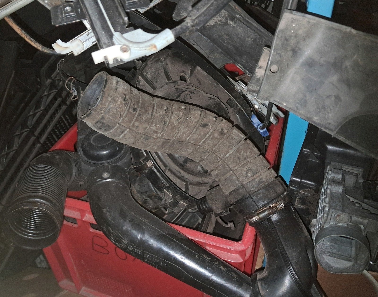 Luchtfilterbak VW Golf2 Polo 86c, Ophalen of Verzenden, Gebruikt, Oldtimer onderdelen
