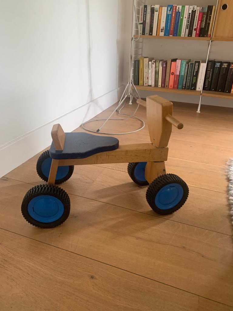 Houten loop fietsje, Kinderen en Baby's, Speelgoed | Houten speelgoed, Ophalen, Gebruikt