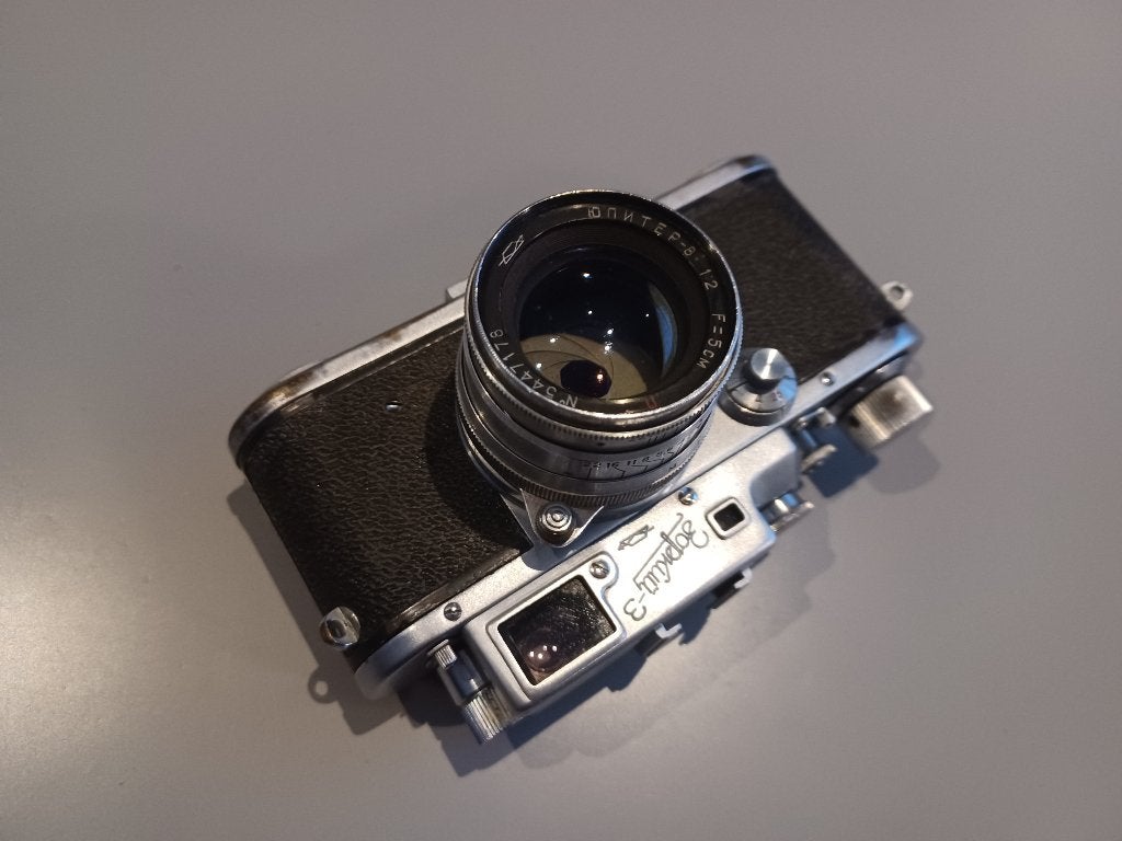 Zorki 3, Leica, Audio, Tv en Foto, Fotocamera's Analoog, Ophalen of Verzenden, Gebruikt, Spiegelreflex, Overige Merken