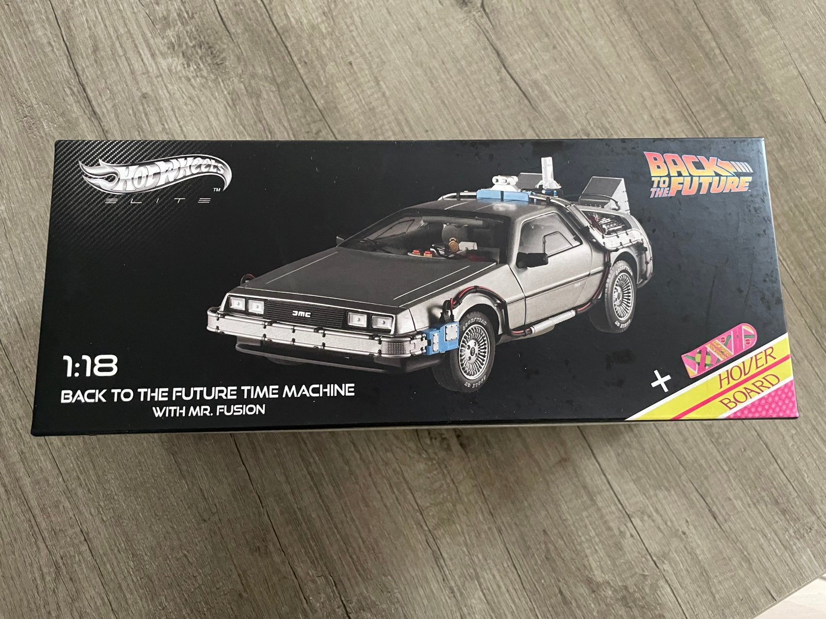 Hotwheels elite back to the future, 1:50 of kleiner, Auto, Zo goed als nieuw, Ophalen