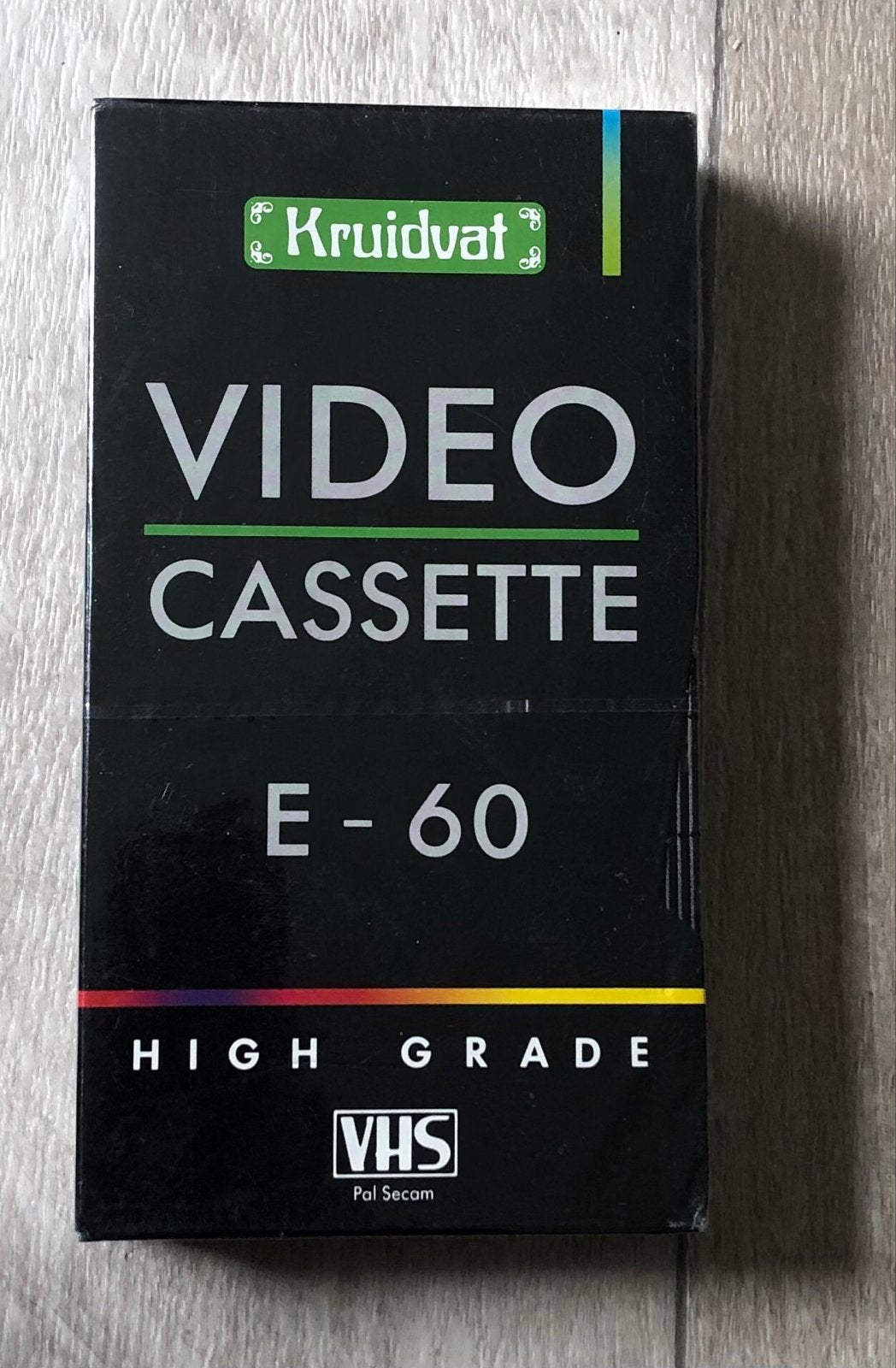Kruidvat Videocassette E-60 VHS High Grade, Cd's en Dvd's, VHS | Film, Alle leeftijden, Ophalen of Verzenden, Nieuw in verpakking