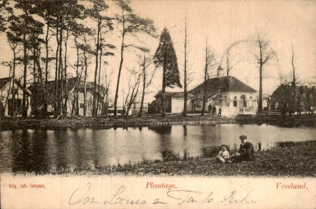 Vreeland - Plantage - Briefkaart, Ophalen of Verzenden, Voor 1920, Gelopen, Utrecht