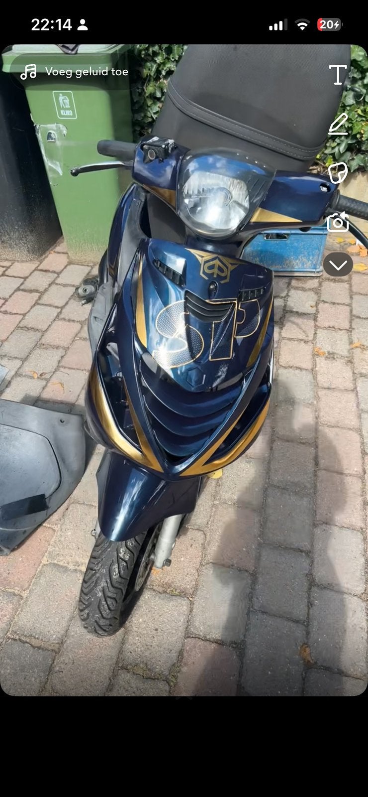 Zip 70cc 2t tekoop/teruil, Ophalen, Zo goed als nieuw, Benzine, Zip