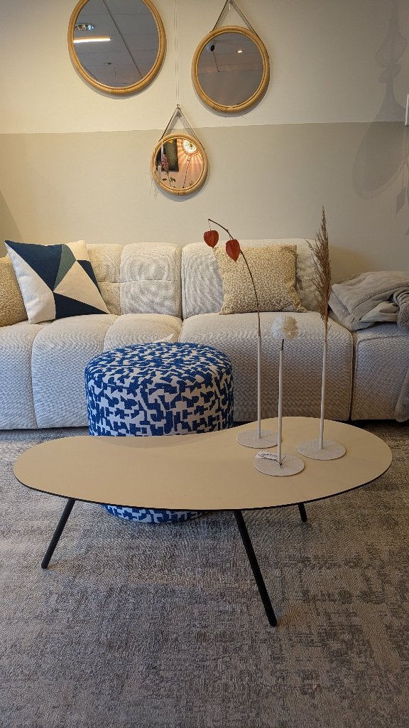 Salontafel HPL organisch showroommodel, Huis en Inrichting, Ophalen, Gebruikt, 100 tot 150 cm, Overige materialen