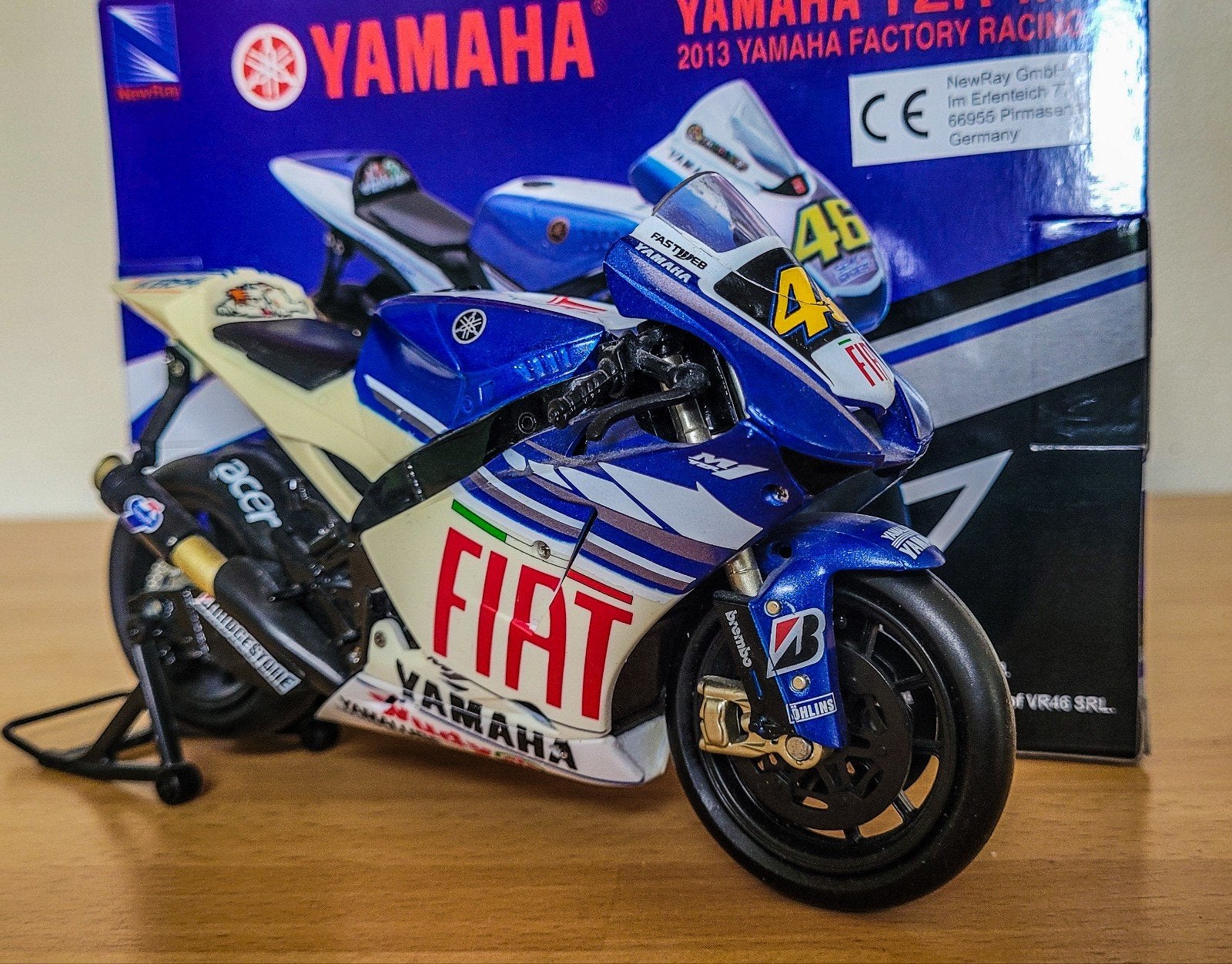 Yamaha YZR M1, Ophalen of Verzenden, Groter dan 1:32, Overige typen, Overige merken