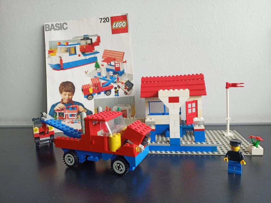LEGO Basic 720, compleet met instructieboek, Gebruikt, Overige thema's, Lego, Ophalen of Verzenden