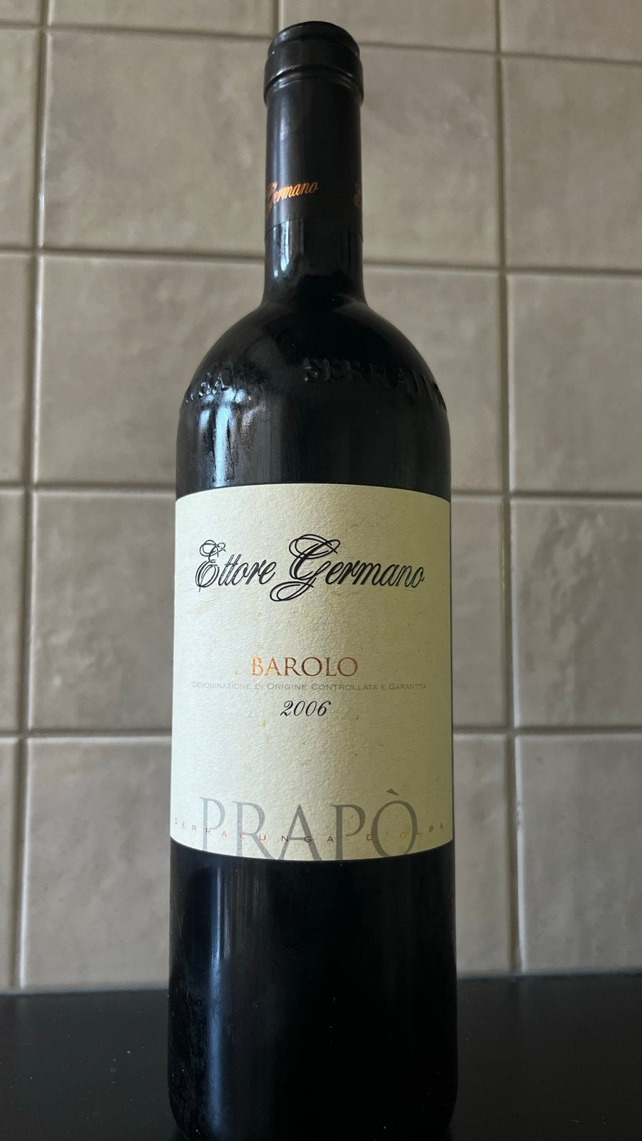 Ettore Germano Barolo Prapo 2006, Ophalen, Zo goed als nieuw, Italië, Rode wijn