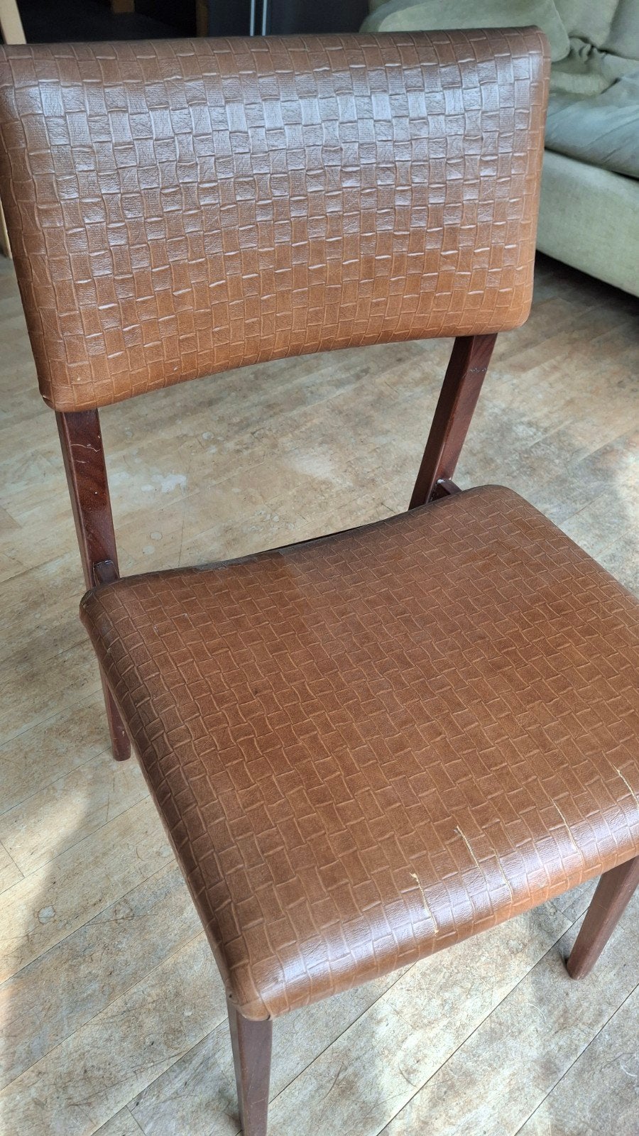 Veelgebruikte eetkamerstoelen, Huis en Inrichting, Stoelen, Ophalen, Gebruikt, Bruin, Vier