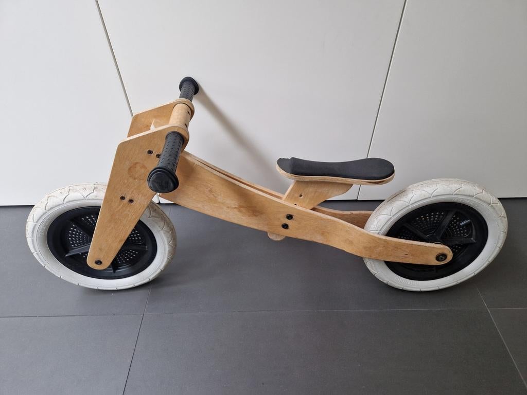 Wishbone Bike 3-in-1 loopfiets - Houten design, Fietsen en Brommers, Fietsen | Kinderfietsjes, Ophalen, Gebruikt, Minder dan 16 inch