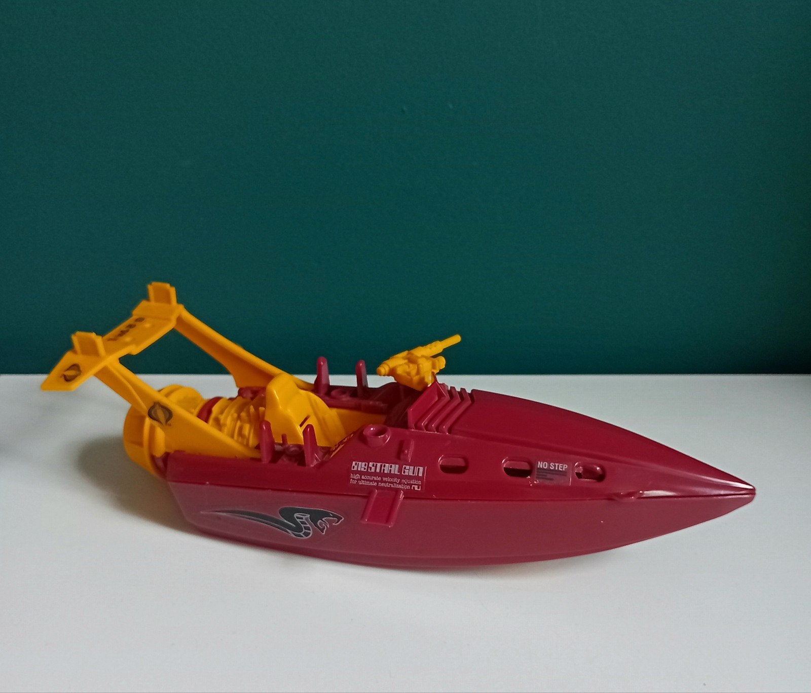 G.I. Joe-voertuig speelgoedboot Cobra Piranha, Verzamelen, Ophalen of Verzenden, Gebruikt
