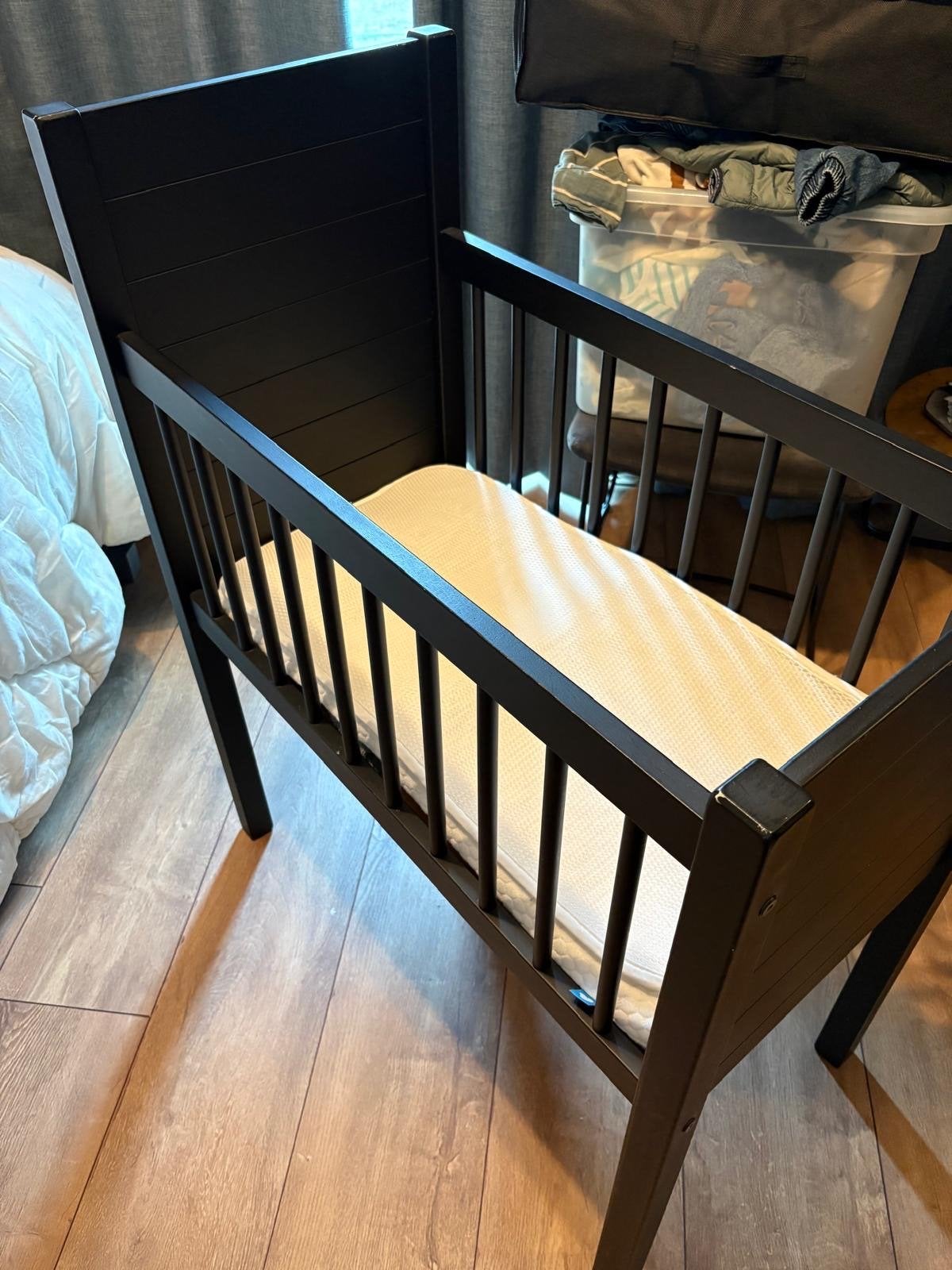 Wiegje / co-sleeper met Aerosleep matras en topper, Ophalen, Zo goed als nieuw, Wieg