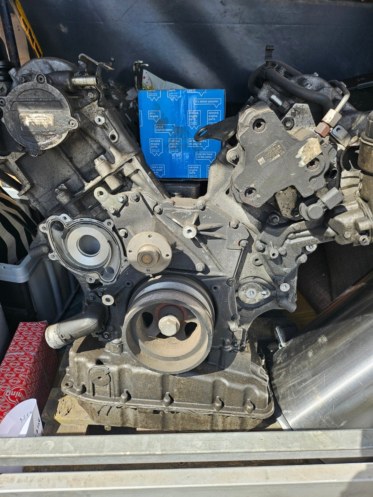 Mercedes Sprinter motor R6420163601 compleet + anbouwdelen, Ophalen of Verzenden, Gebruikt, Mercedes-Benz