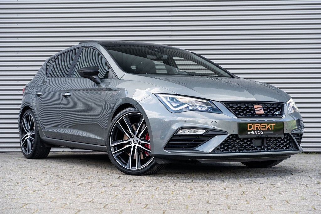 SEAT Leon 2.0 TSI CUPRA 300 PANO VIRTUAL BEATS CAMERA KEYLES, Auto's, 15 km/l, Zwart, 4 cilinders, 1984 cc