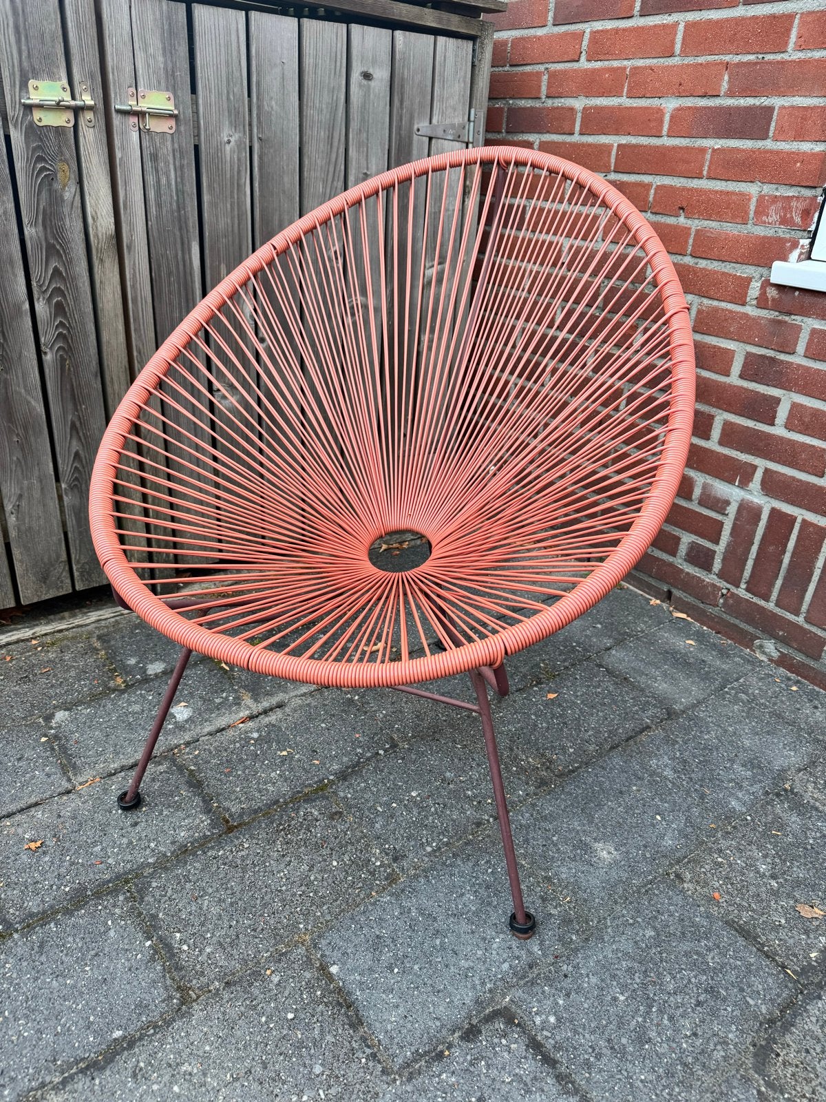Acapulco stoel - Terracotta/Oranje, Ophalen, Gebruikt, Kunststof