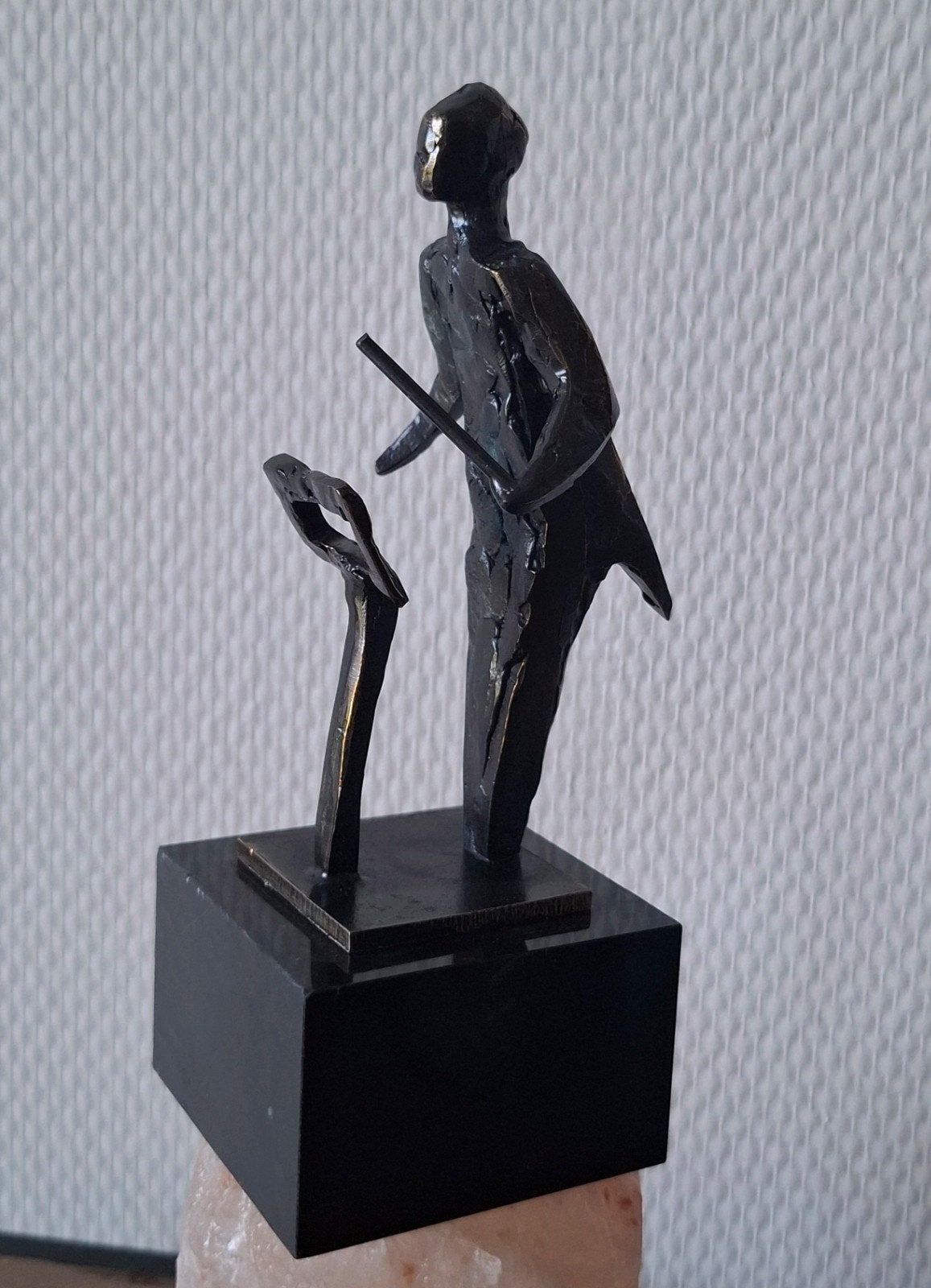 Bronzen beeldje dirigent, Ophalen of Verzenden, Brons, Beeld, Minder dan 20 cm