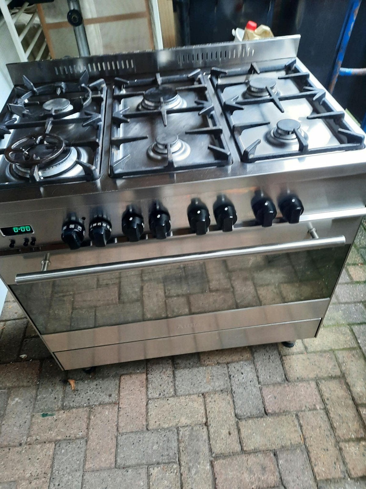 fornuis 6 pits, Ophalen, Gebruikt, 60 cm of meer, Gas