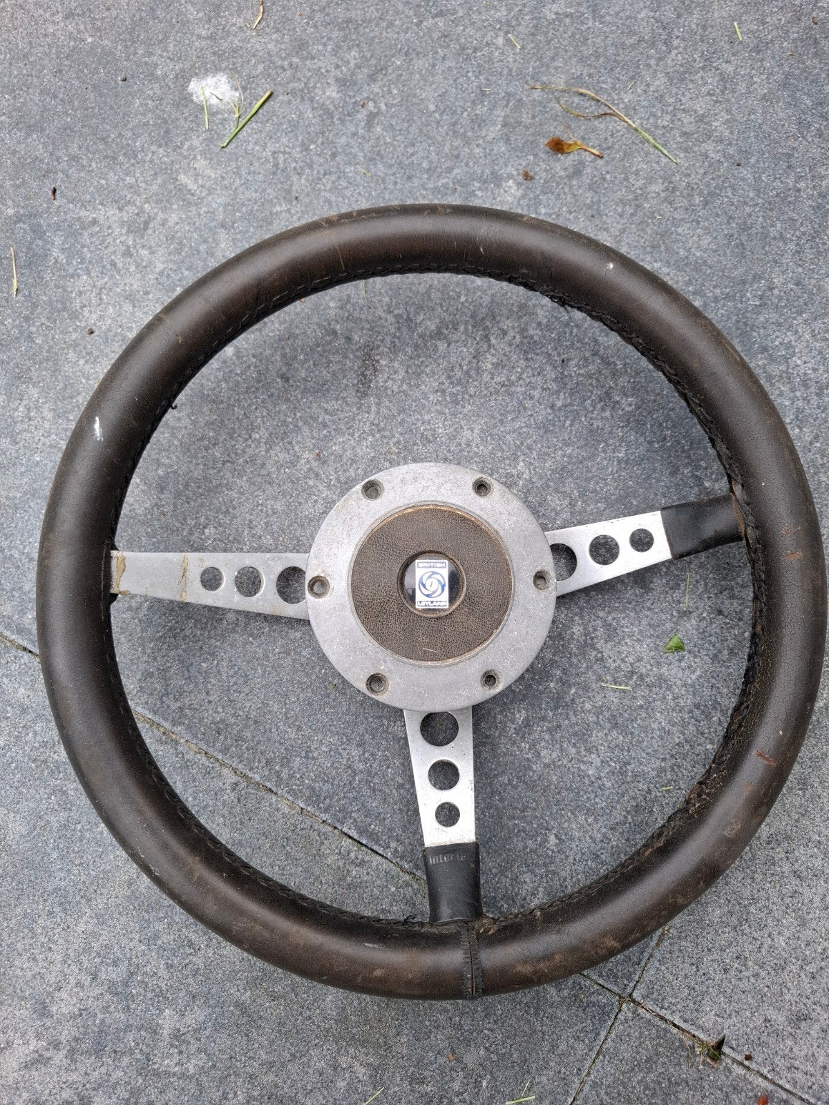 Leren stuur classic mini, Ophalen, Nieuw, Mini