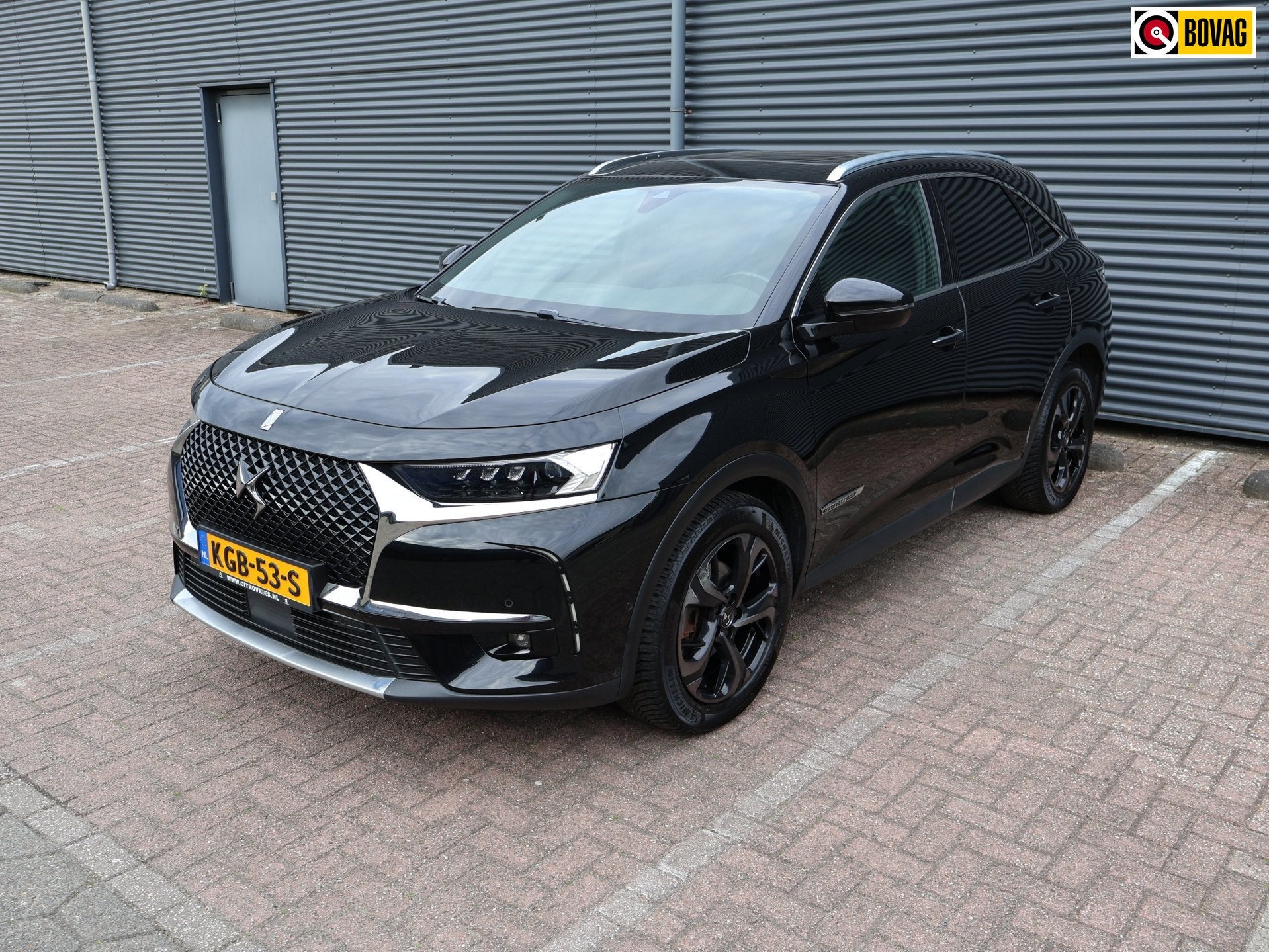DS 7 Crossback 1.6 PT La Premiere Pano Navi Apple Carplay PD, Auto's, DS, 4 cilinders, Zwart, Leder, Bedrijf