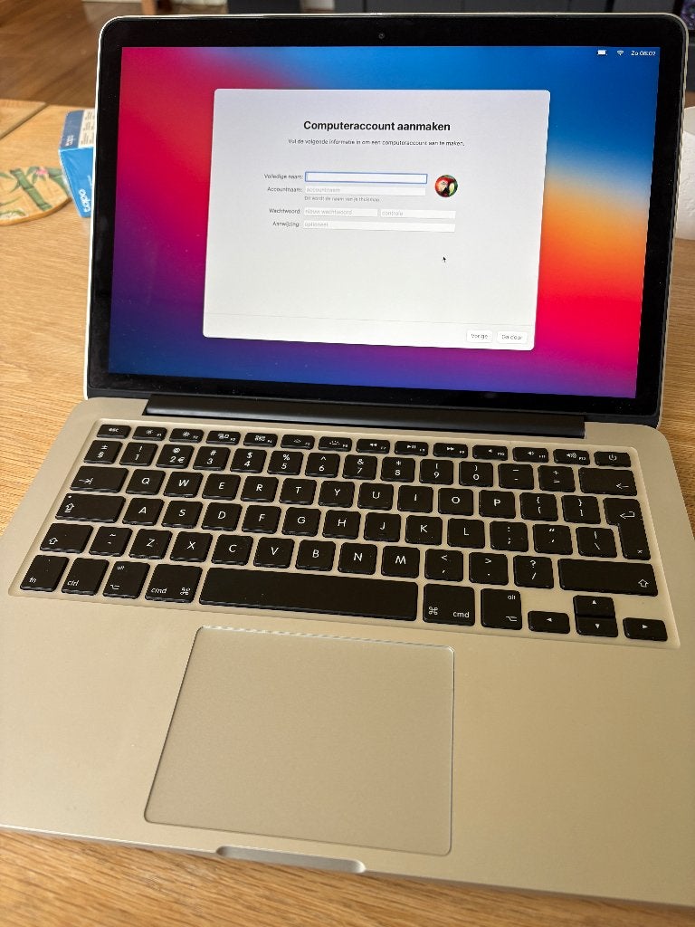 MacBook Pro 13 inch 2,4GHZ/16GB/256GB, Gebruikt, 256 GB, 2 tot 3 Ghz, Qwerty