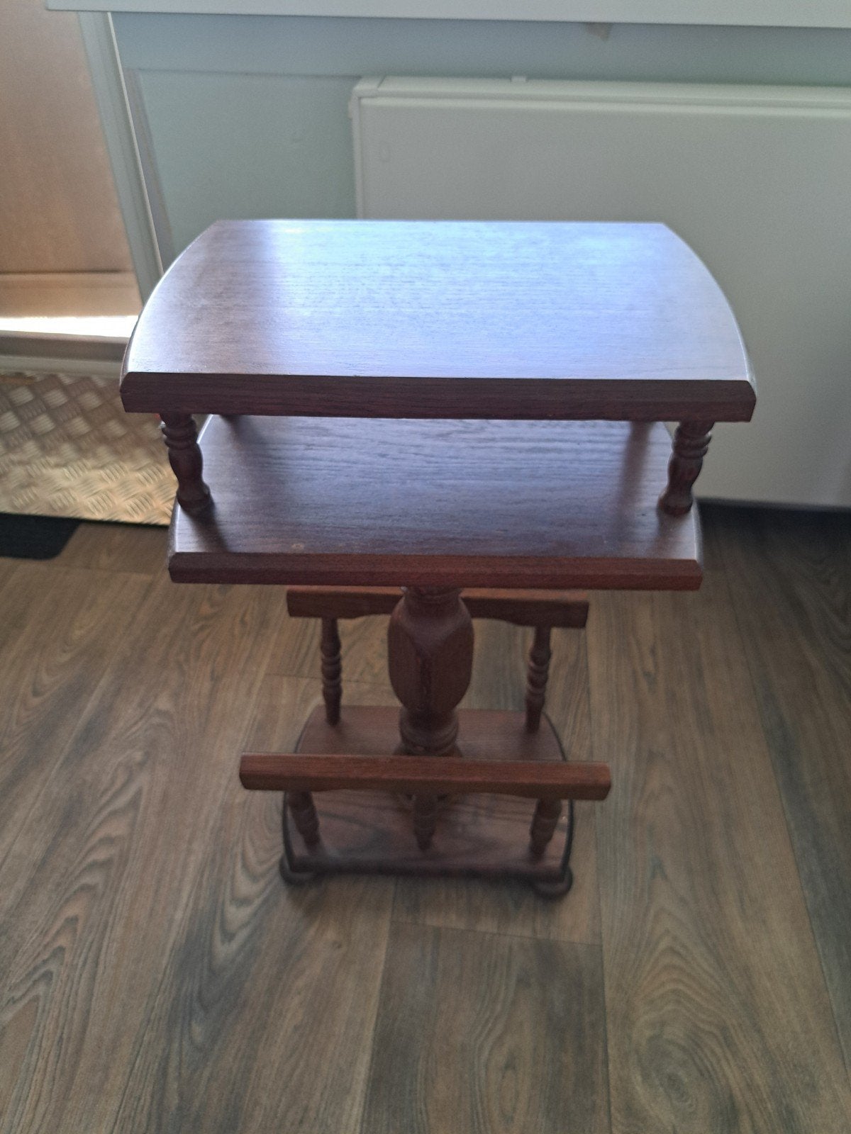 Vintage Telefoontafeltje met Post- en Krantenbak, Ophalen