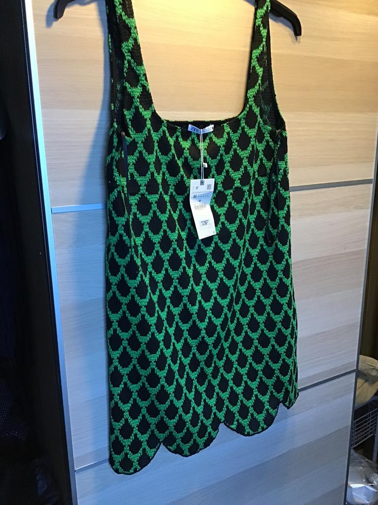 Shirt van zara maatM, Ophalen of Verzenden, Zo goed als nieuw, Groen, Korte mouw