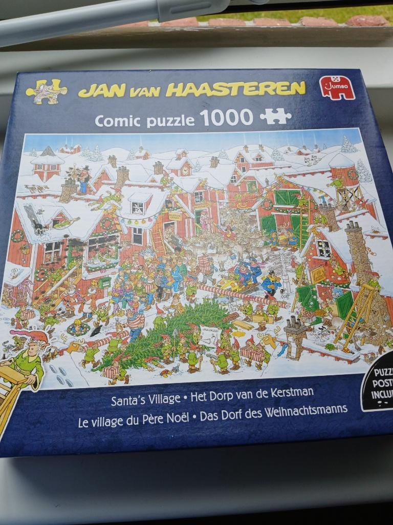 Jan van Haasteren het dorp van de kerstman, Hobby en Vrije tijd, Denksport en Puzzels, Ophalen, 500 t/m 1500 stukjes, Zo goed als nieuw
