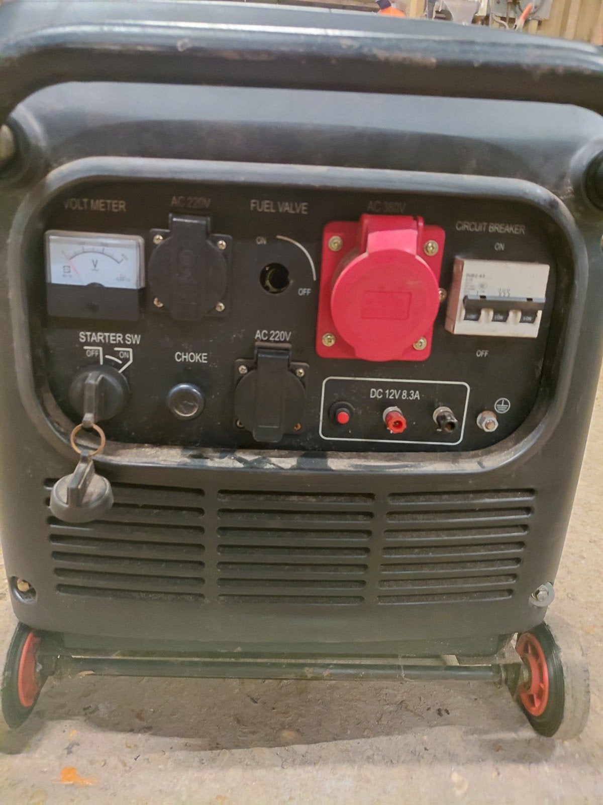 Honda OHV EU65IEX 6.5 kVA Benzine Generator, Ophalen, Gebruikt, Benzine, Geluidgedempt