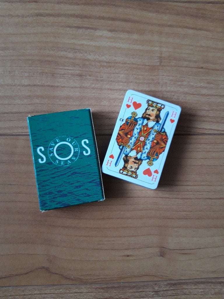 UNIEKE speelkaarten – Save Our Seas (SOS) uitgave van V&W, Verzamelen, Ophalen of Verzenden, Nieuw, Gebruiksvoorwerp
