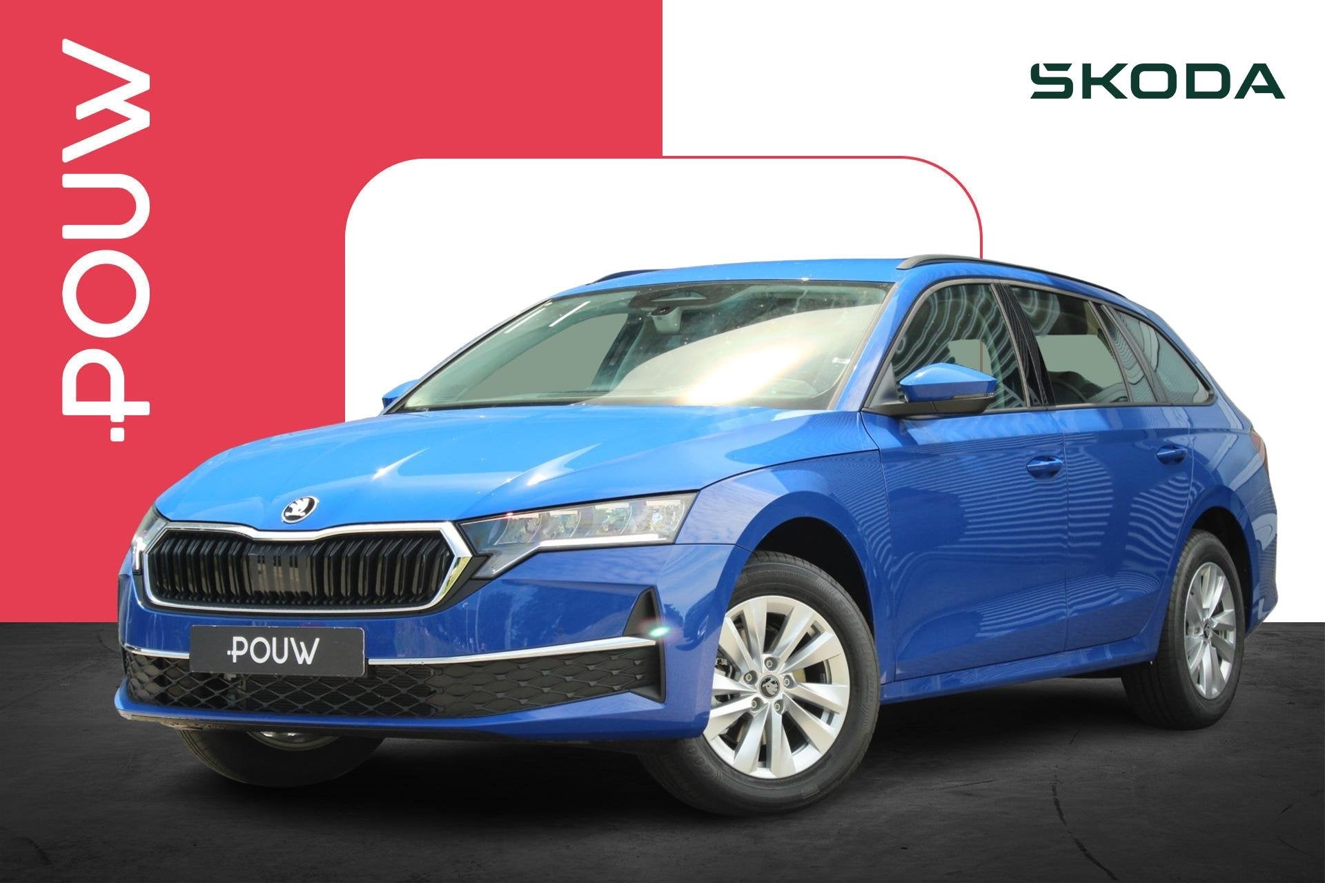 Skoda Octavia Combi 1.5 TSI Business Edition | CANTON Sound, Auto's, 12 maanden, 1498 cc, Euro 6, Blauw