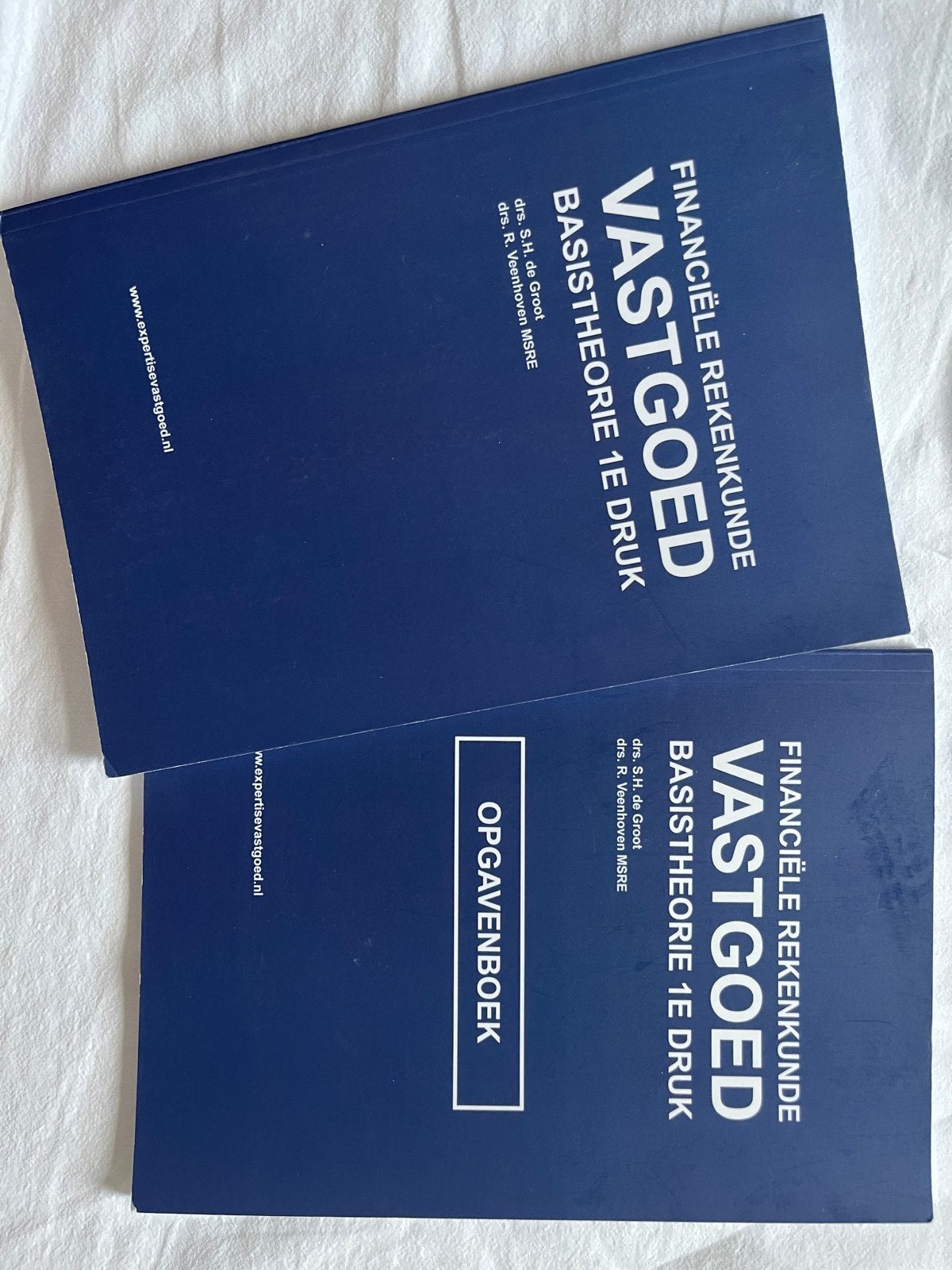 Financiële Rekenkunde Vastgoed Basistheorie + Opgavenboek, Boeken, Studieboeken en Cursussen, Ophalen of Verzenden, Gamma, Zo goed als nieuw