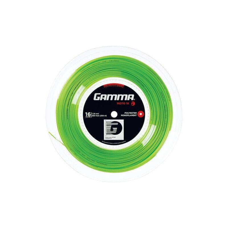 Gamma MOTO 16/1.29mm (LAATSTE ROL!!), Sport en Fitness, Tennis, Overige merken, Grip of Snaar, L00, Nieuw