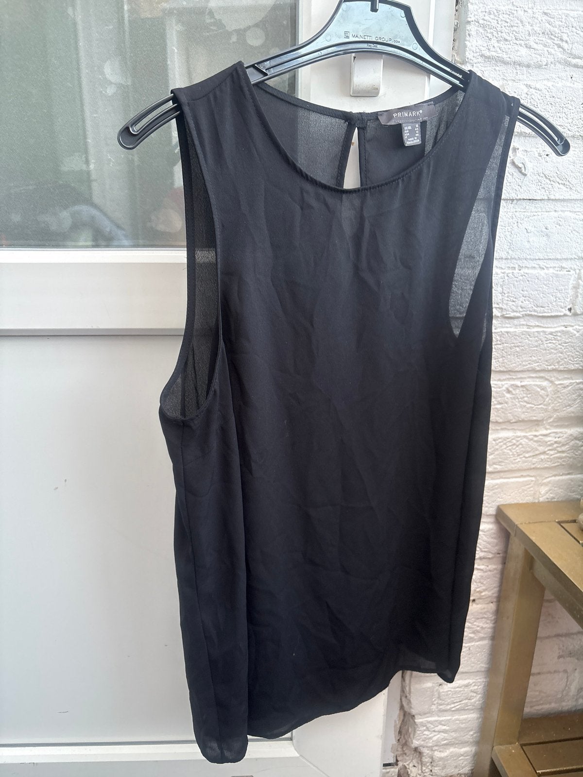 Zwarte mouwloze top van Primark, maat M, Maat 38/40 (M), Zwart, Ophalen of Verzenden, Zo goed als nieuw