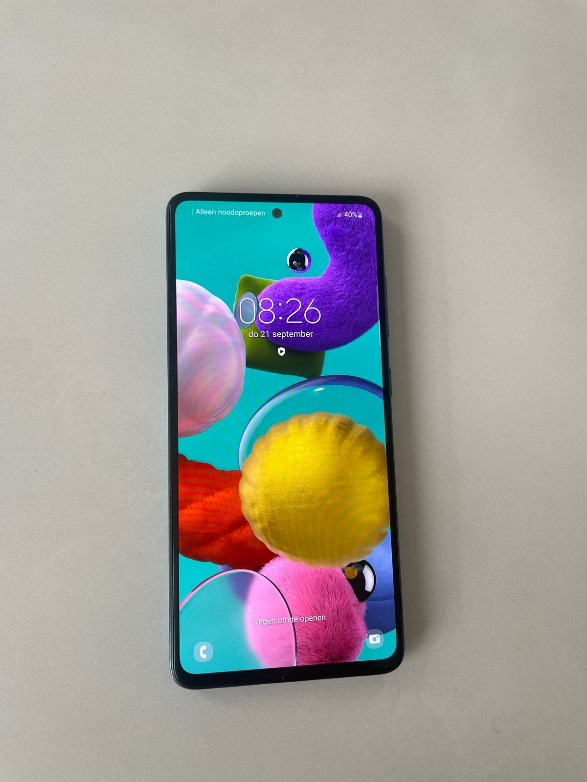 Samsung Galaxy A51 kleur blauw, Ophalen, Blauw, Touchscreen, Zo goed als nieuw