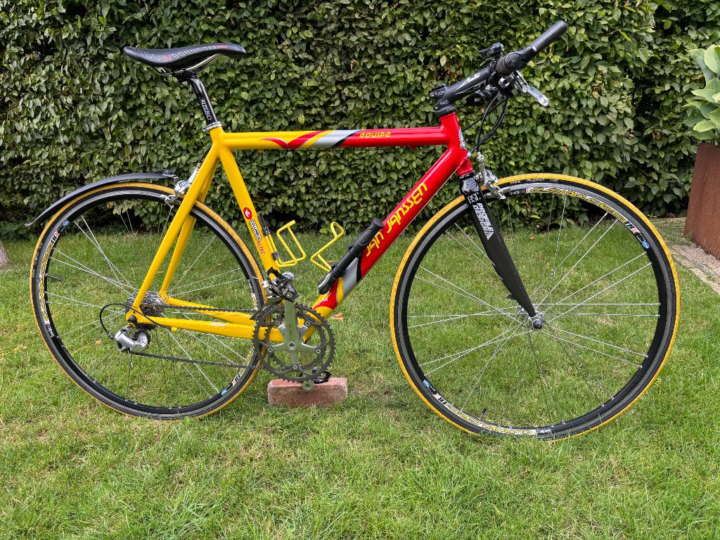 Racefiets Jan Janssen, Fietsen en Brommers, Fietsen | Racefietsen, Gebruikt, Heren, Overige merken, 15 tot 20 versnellingen, 28 inch