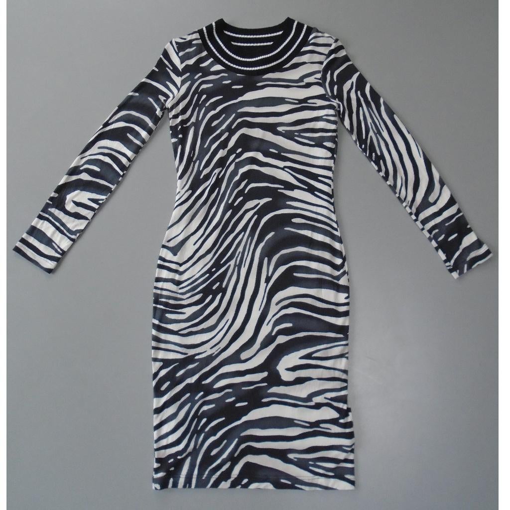Ana Alcazar zebra jurk 34/XS, Kleding | Dames, Jurken, Verzenden, Gedragen, Boven de knie, Ana Alcazar